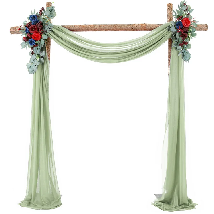 Wholesale Wedding Arch Draping Fabric Outdoor Wedding Valance For Wedding Banquet Party Birthday Decoration