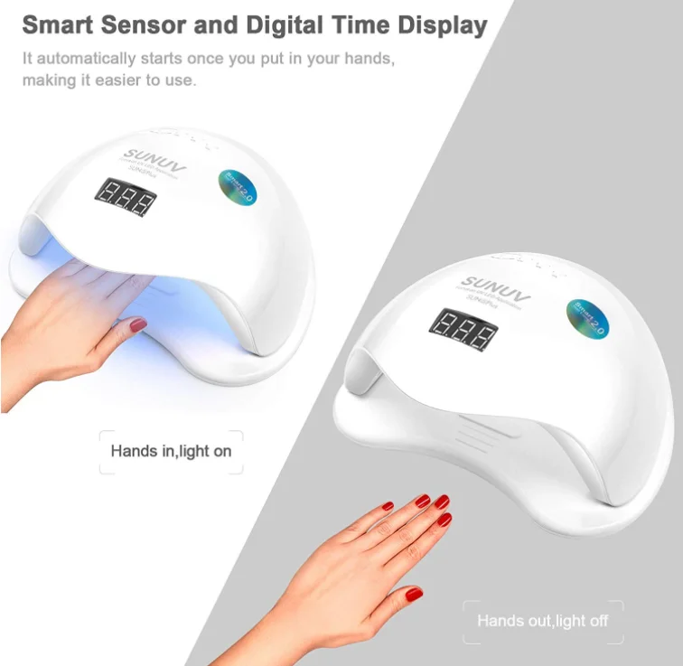 professional salon manicure machine 48w sun uv u v led nail lamp 10/30/60/99s timer setting