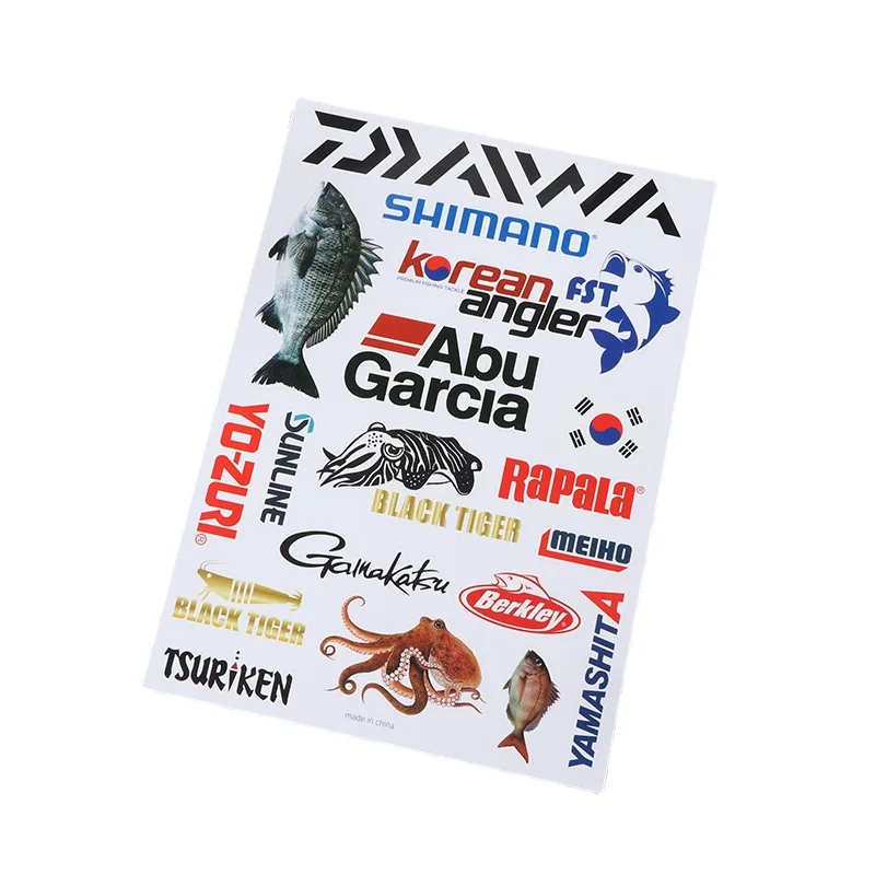 Custom promotional vinyl waterproof cute logo sticker 100pcs printing sticker waterproof kiss cut a4 size sticker sheet