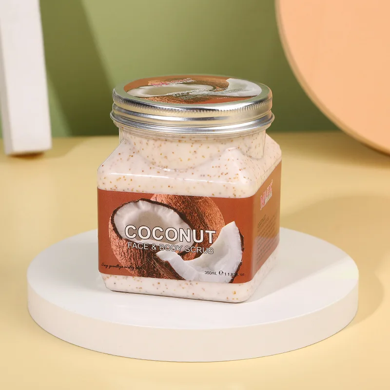 Wholesale Private Label Body Care Arabica Scrub Organic Nature bath Salt Exfoliating Gommage Pour Le Corps Fruit Body scrubs