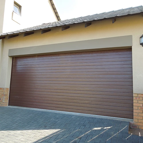 8x7 Automatic Section Insulated Electric American See Through  Overhead Garage Door Skins