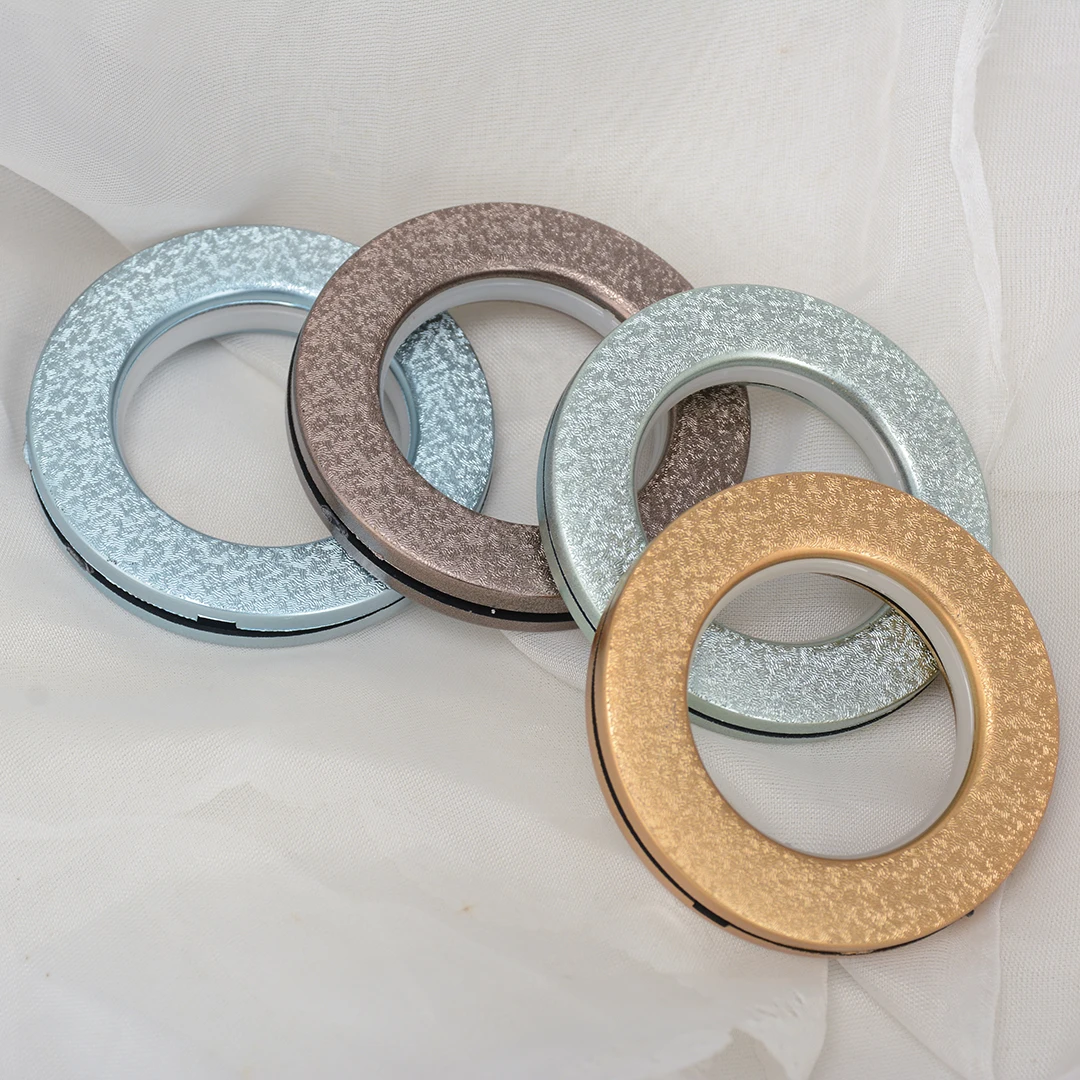 Stardeco Promotion Plastic Eyelet Curtain Mesh Rings Curtain Pole Curtain Tape Rings