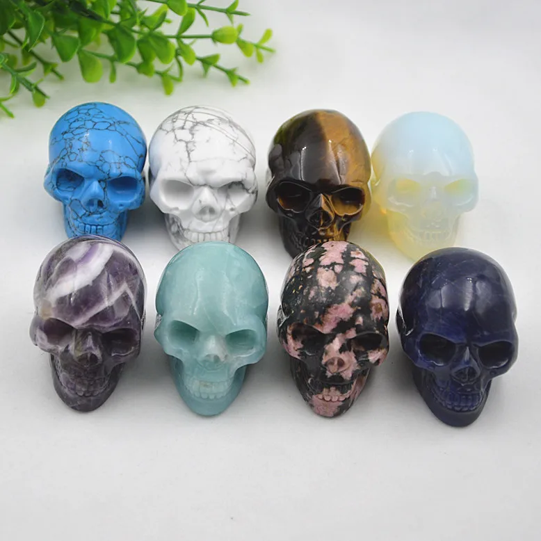 1.0 Inch Lifesized Skulls Wholesale High Quality Crystal Carving Large Skulls Natural Healing Crystals