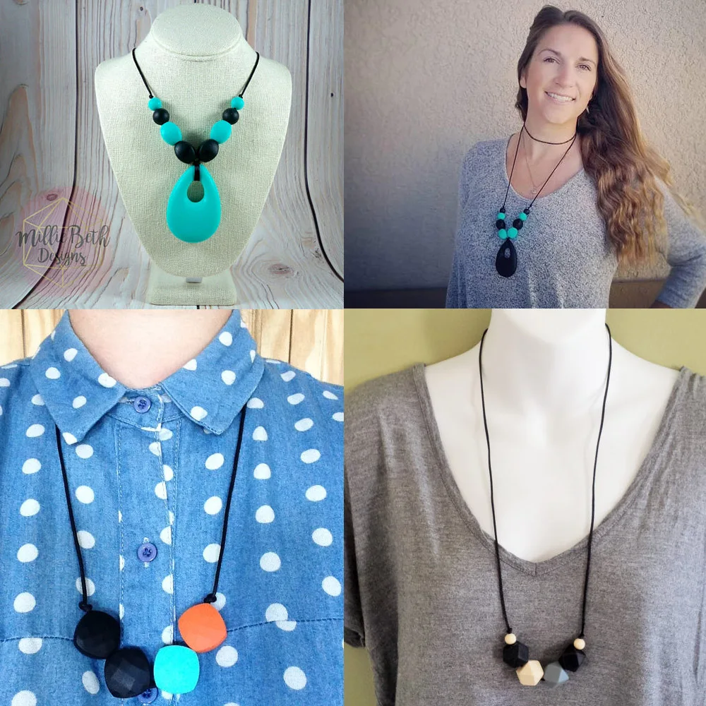 Cheap Fashion Plastic Breakaway Clasps Baby Teething Necklace Bracelet Magnetic Clasp Bead Barrel Connectors for jewelry Making