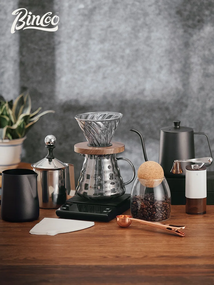 2022 hot Brew Stainless Steel drip Coffee Maker Set 5-piece set coffee tools for gift