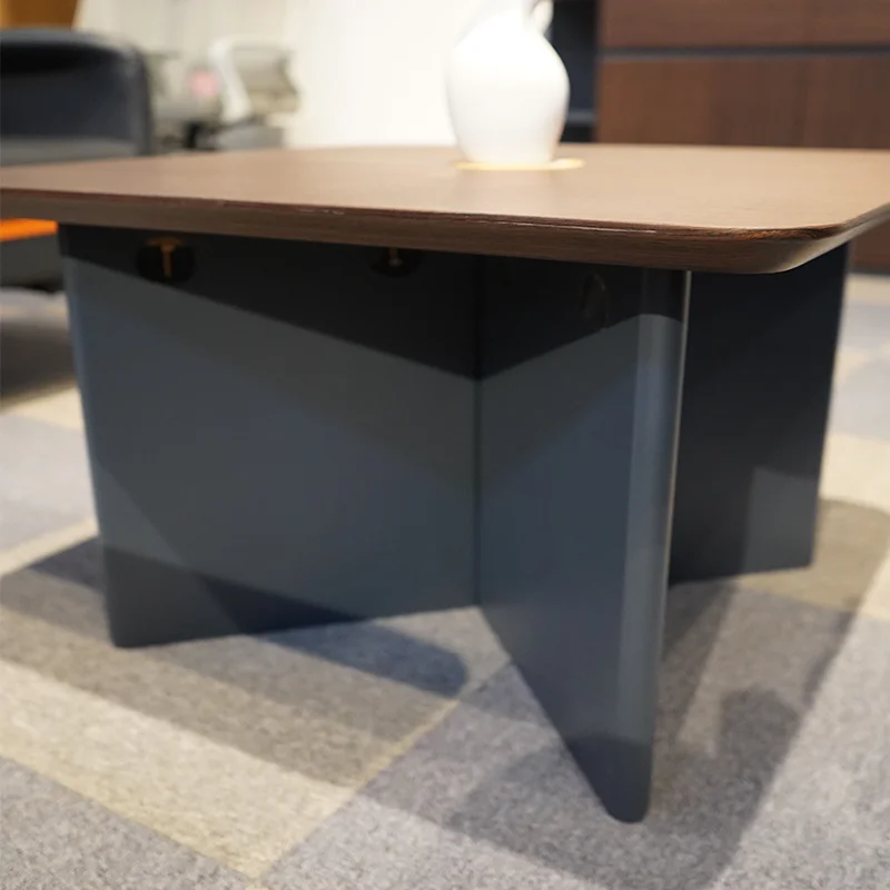 Nordic Wood Luxury Modern Square Solid Wood Tea Table Living Room Furniture Wooden Center Coffee Tables