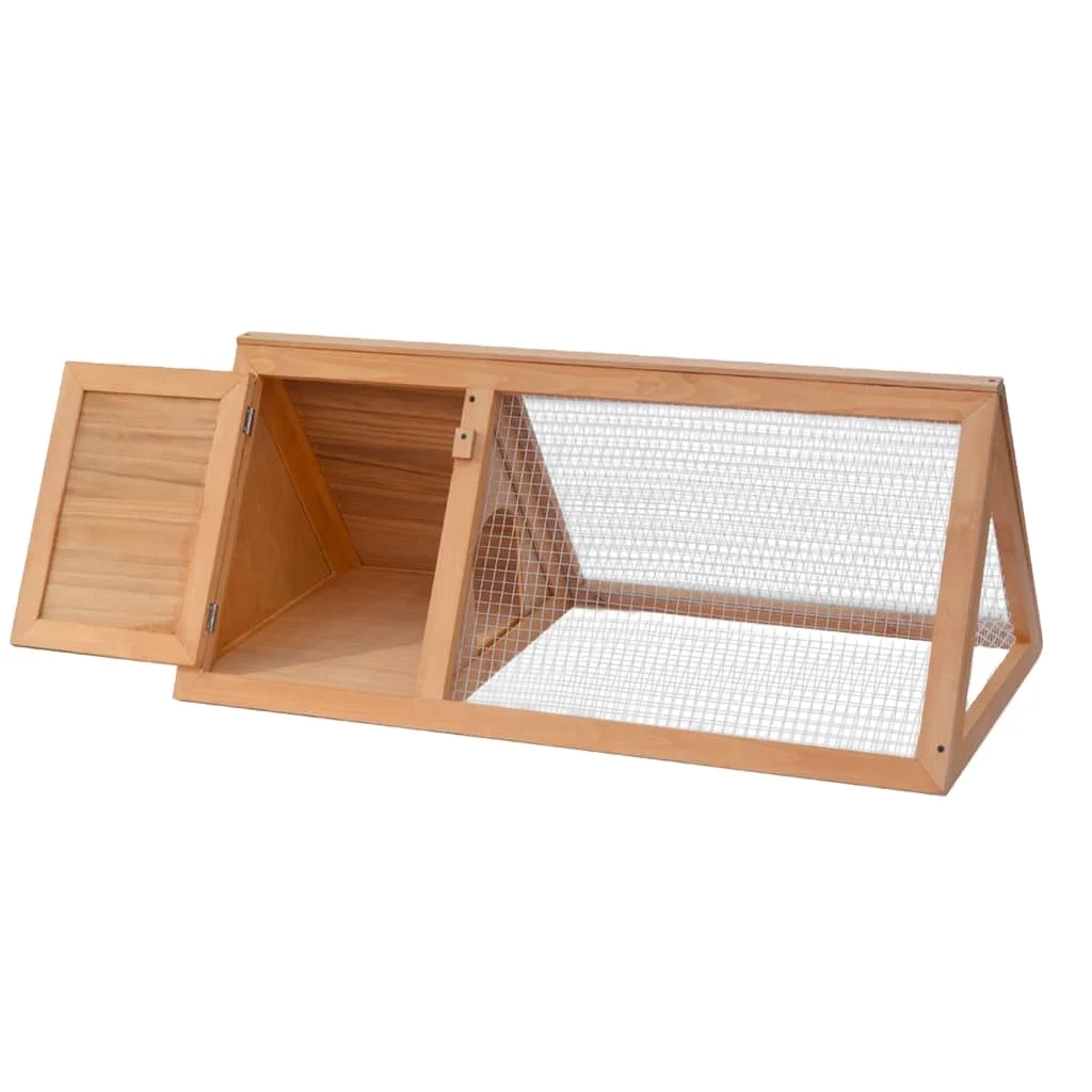 Hot selling Handmade Animal Rabbit Cage Wood Outdoor Cat House Pet Houses wooden cages Dog Furniture Iron Mesh Cages