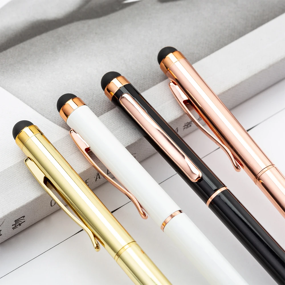 Manufacture Promotion Pens Business Office Gold Gel Pen New Financial School Stationery Metal Pen