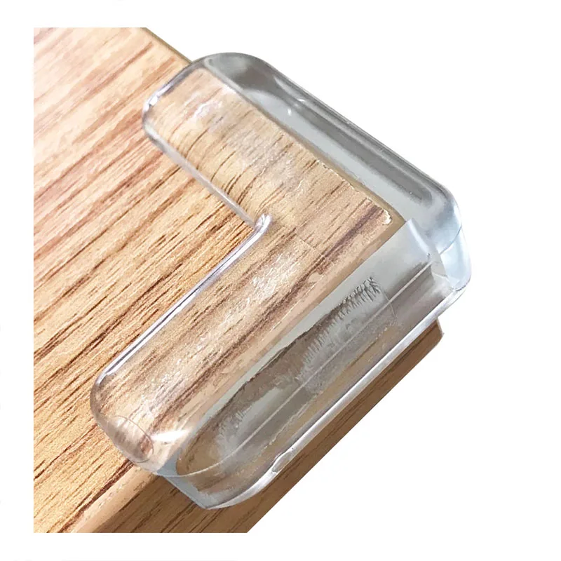 Baby Safety Soft Plastic Cushioned Bumper Guards Transparent Corner Guards
