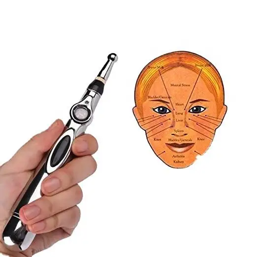 2023 Electric Acupuncture Point Massage Pen Home Use Meridian Pen Laser Electro Acupuncture Device