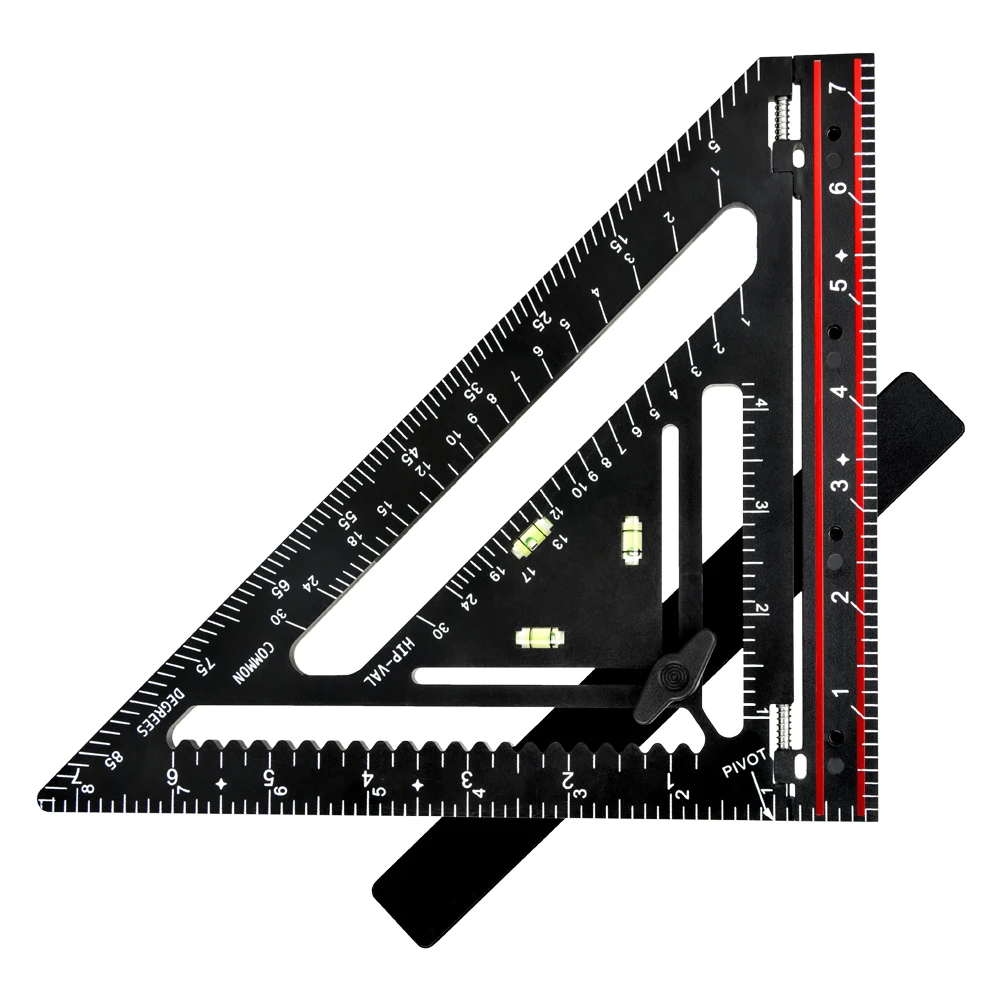 wholesale Triangle Angle Ruler Set ABS folded Triangles Protractors Geometry Sets