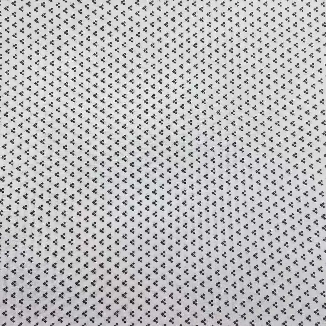 100% хлопчатобумажная ткань с принтом для платья индивидуальная техника стильный узор