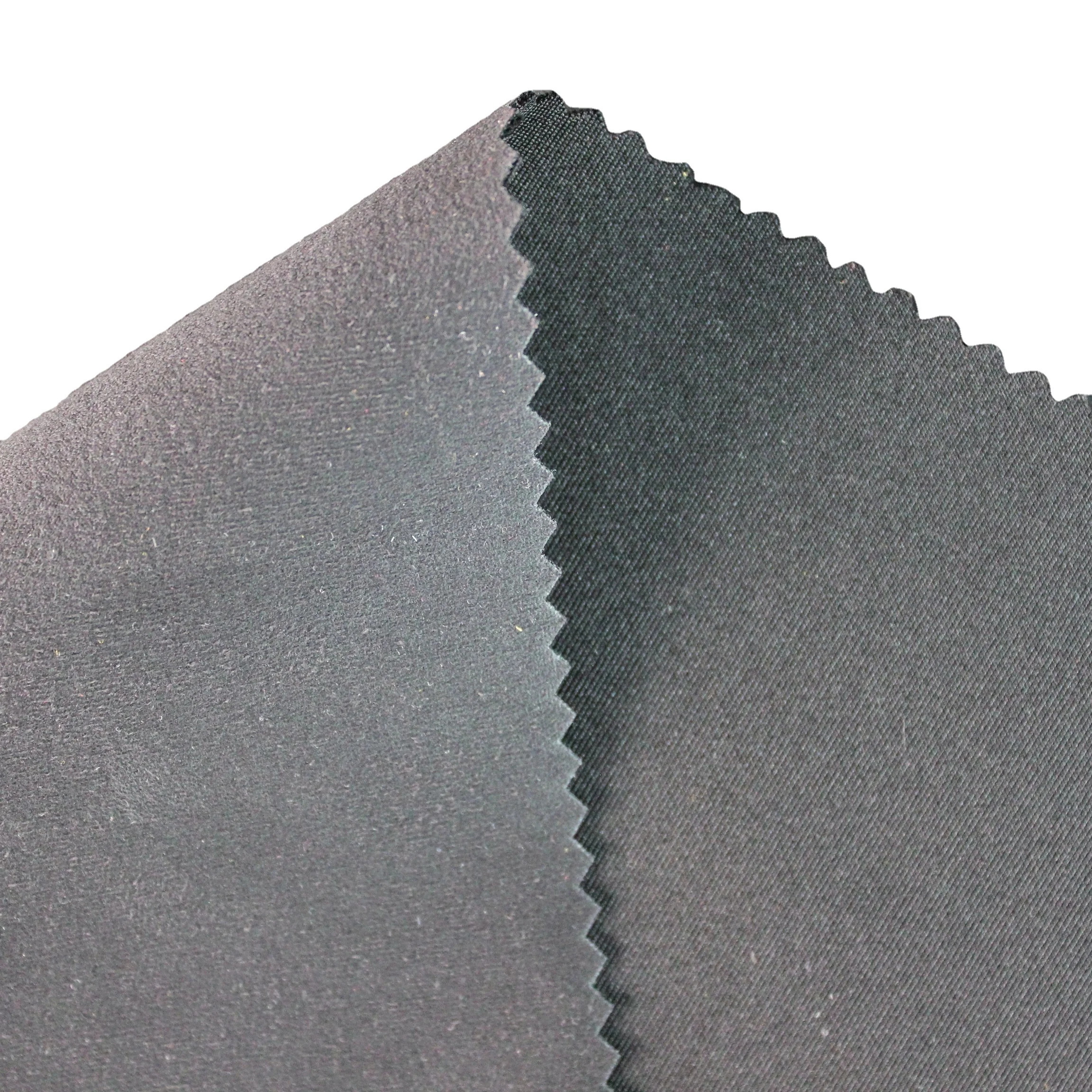 Cheap 95%Polyester 5%Spandex Stretch Knitted Suede Scuba for clothing dresses suits coats