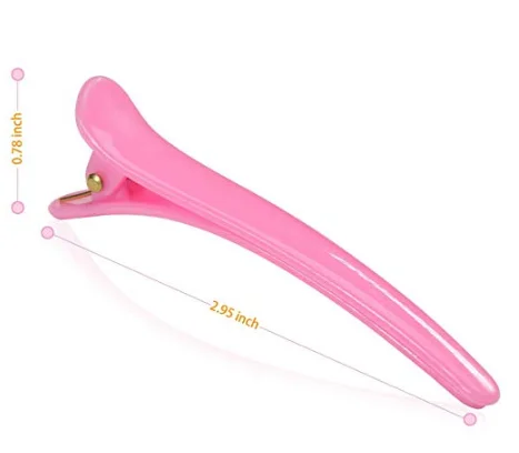 Hot popular custom lovely plastic duck teeth bows  personalized hair clip