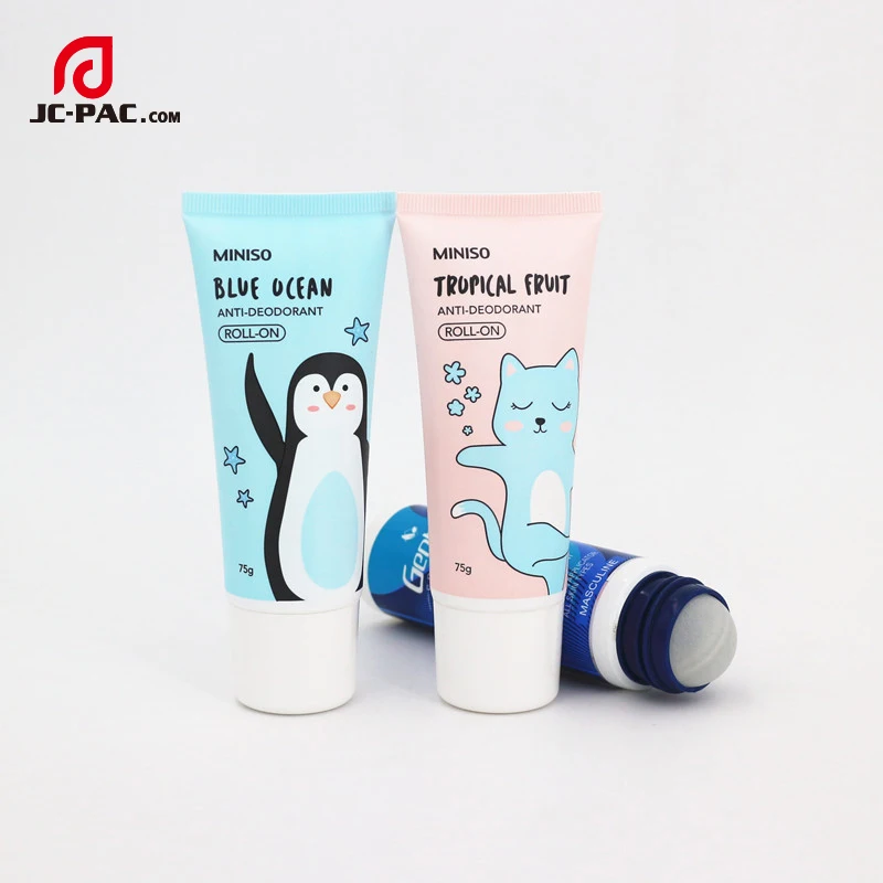 
30ml 50ml White Roller Ball Deodorant Bottle Roll on Deodorant Tube Deodorant Stick Tube Container 