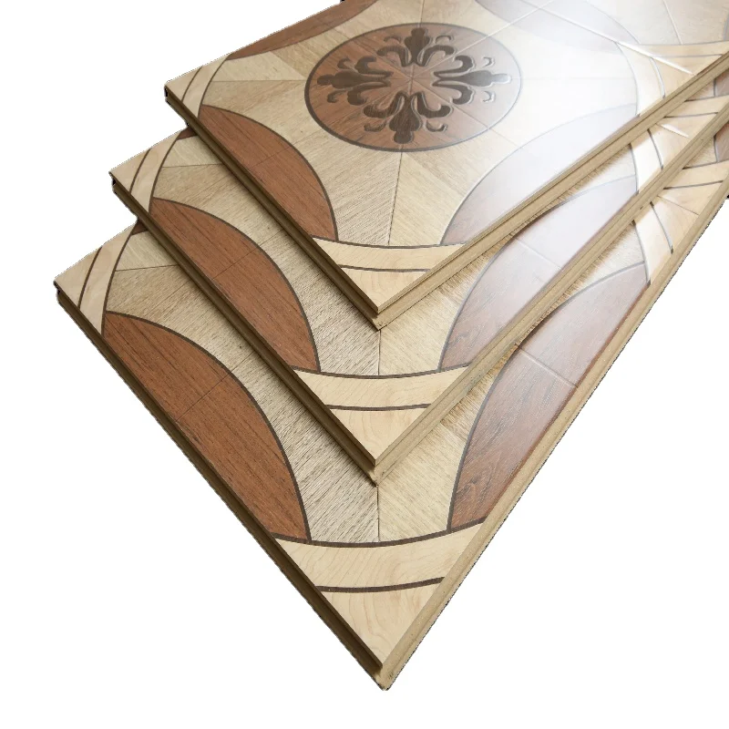 
Custom Promotional Durable European Cheap Parquet Laminate Wood Flooring 