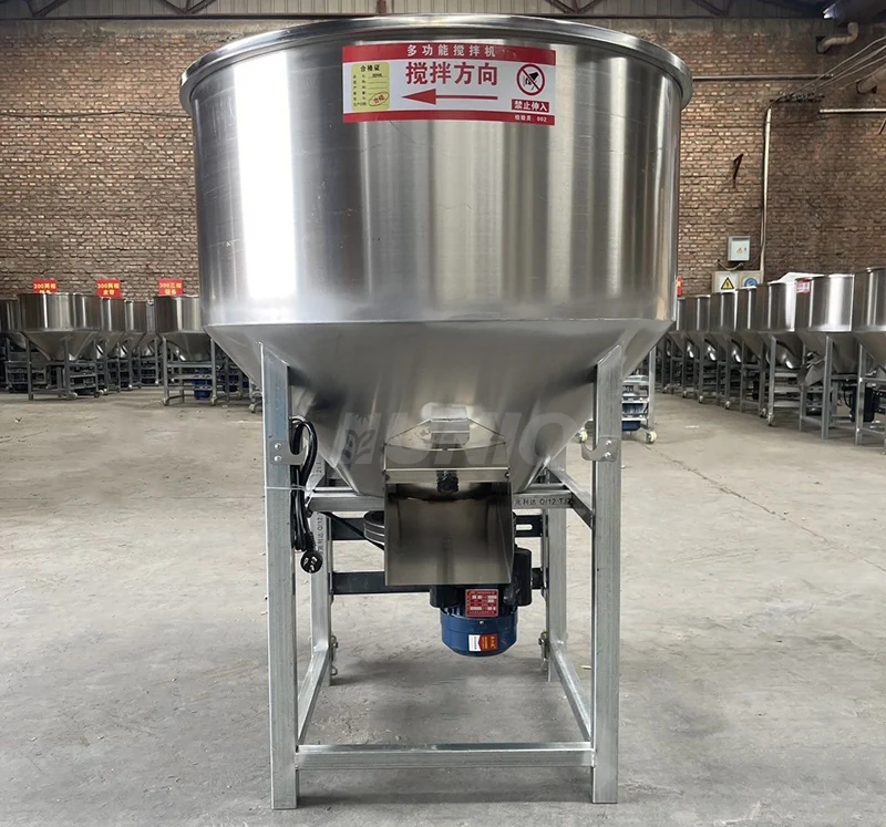 Factory Direct stainless steel Seed Coating Machine Granule Mixer Feed Mixer wet and dry dual-use