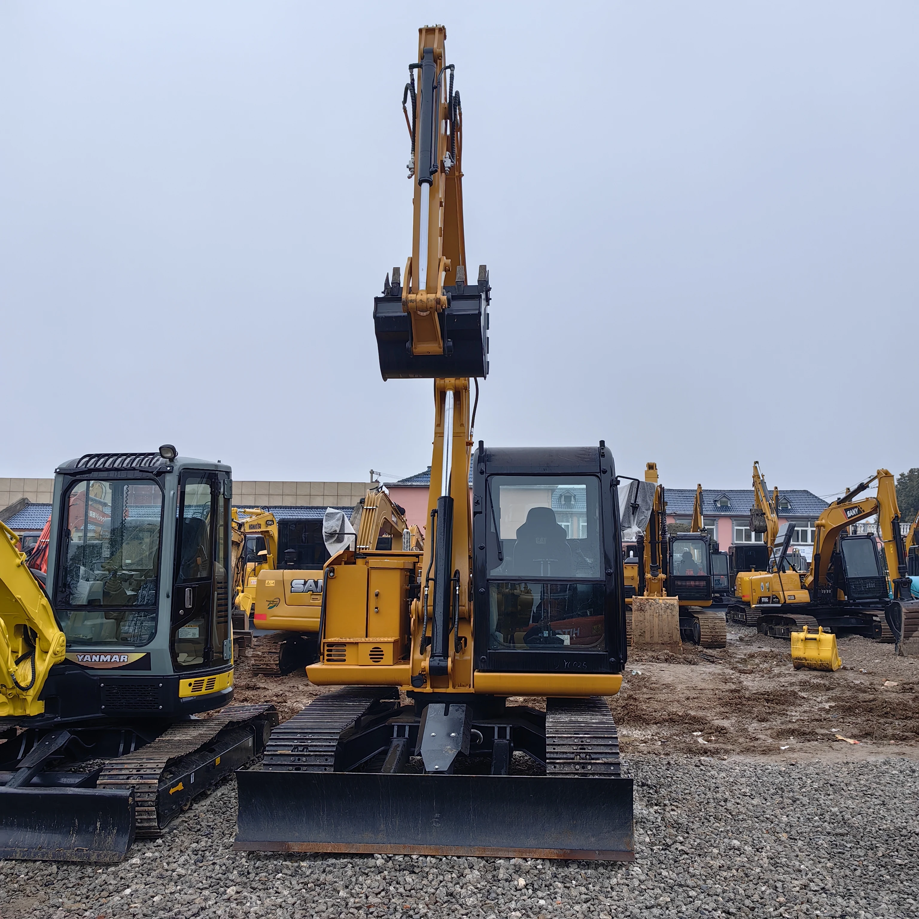 Экскаватор Caterpillar CAT 7 тонн Япония экскаватор 307E оригинальная картина использованный гусеничный 307