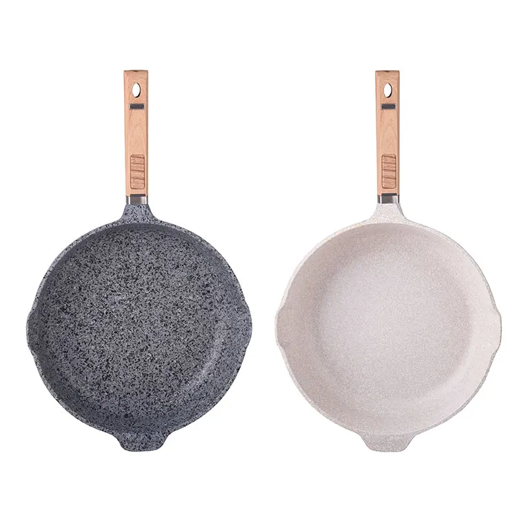 Hot Products Kitchenware Die Casting Granite Stone Non-Stick Cookware Set With Glass Lid