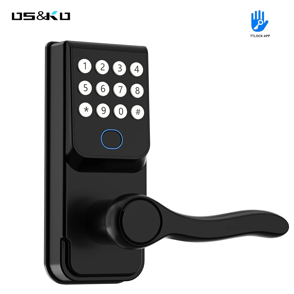 Electronic Fingerprint Smart Card Door lock APP Keyless code lock Home intelligent door lock