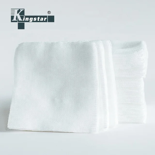 
100% Bleached Cotton Sterile Absorbent Medical Cotton Gauze Swab 