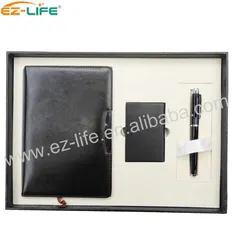 Advertising Best Selling-Items Card Holder Metal Customised Pen Paper Notebook