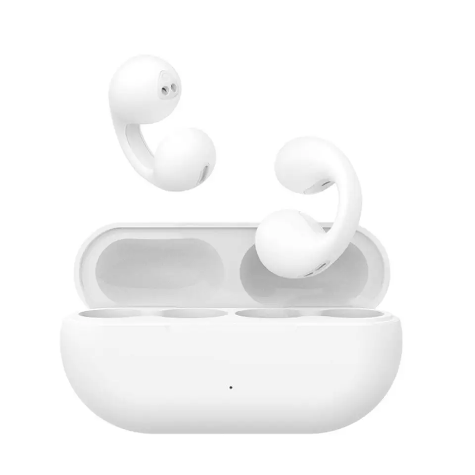 Удобные спортивные наушники игровые Bluetooth беспроводные 5 3 с костной проводимостью сенсорным управлением зажим для наушников