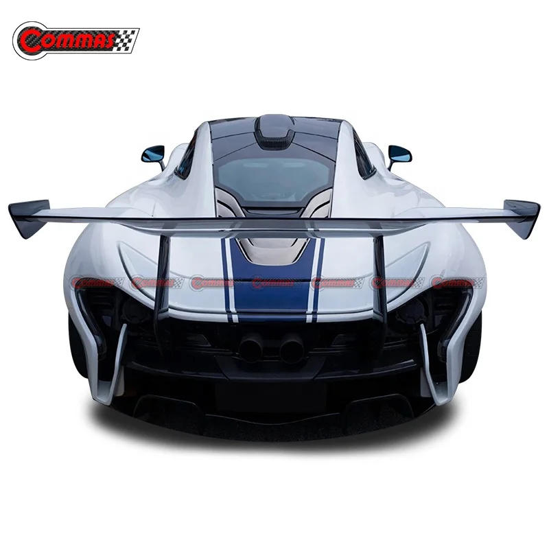 Upgrade To GTR Style Fiberglass Front Car Bumper Carbon Fiber Rear Spoiler Body Kit For Mclaren P1