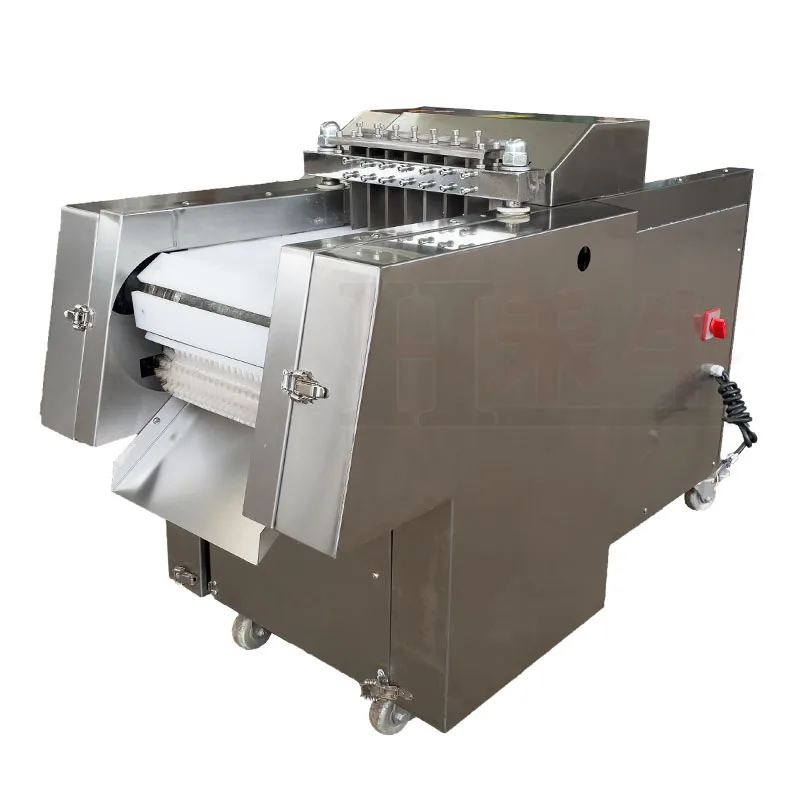 
frozen chicken meat and bone dicer machine fish beef meat cube cutting machine 