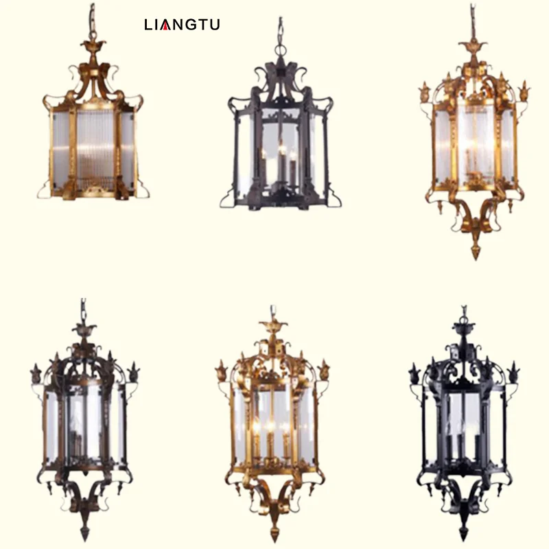 Factory wholesale price  roman style glass shades decorative lighting chandeliers ceiling lights  landscape lights