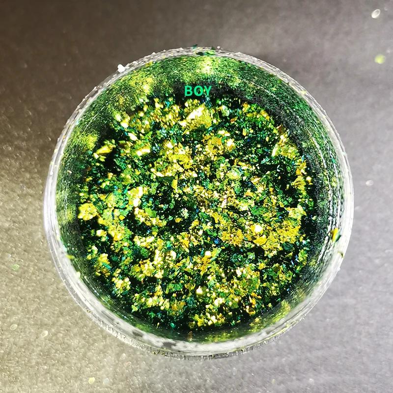 JINRUNLI Multichrome chameleon flakes pigment eyeshadow for makeup