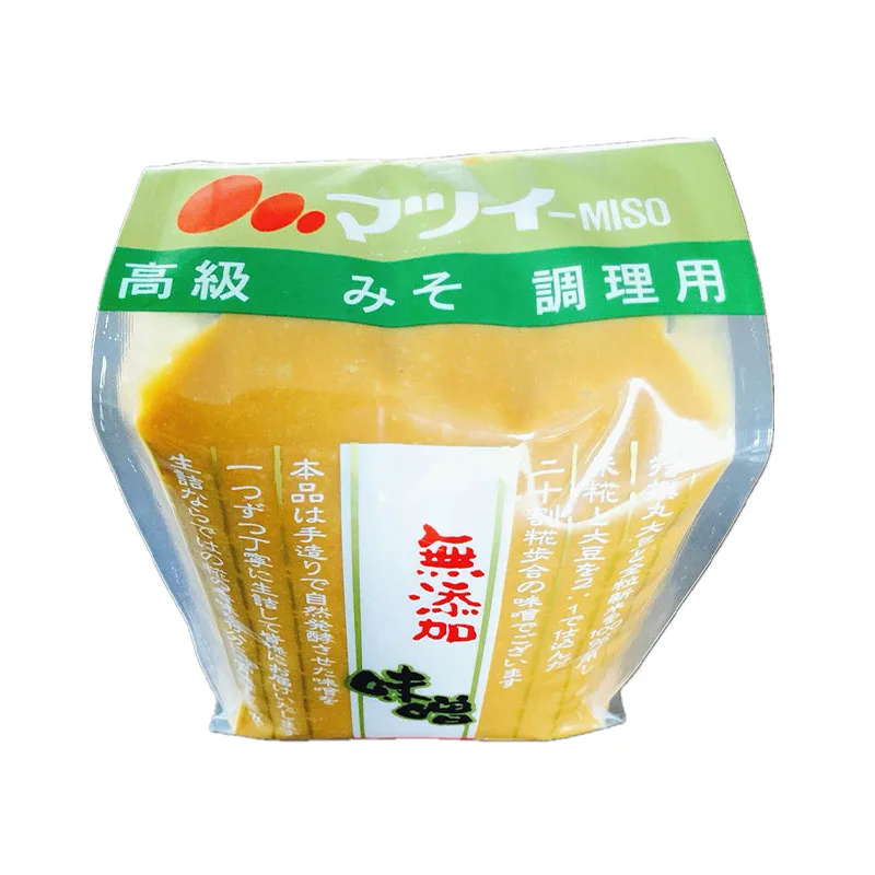 Free Customized Logo 500G Traditional Raw Salty Miso Paste Ingredients Soybean Paste Miso Shelf Life 24 Months