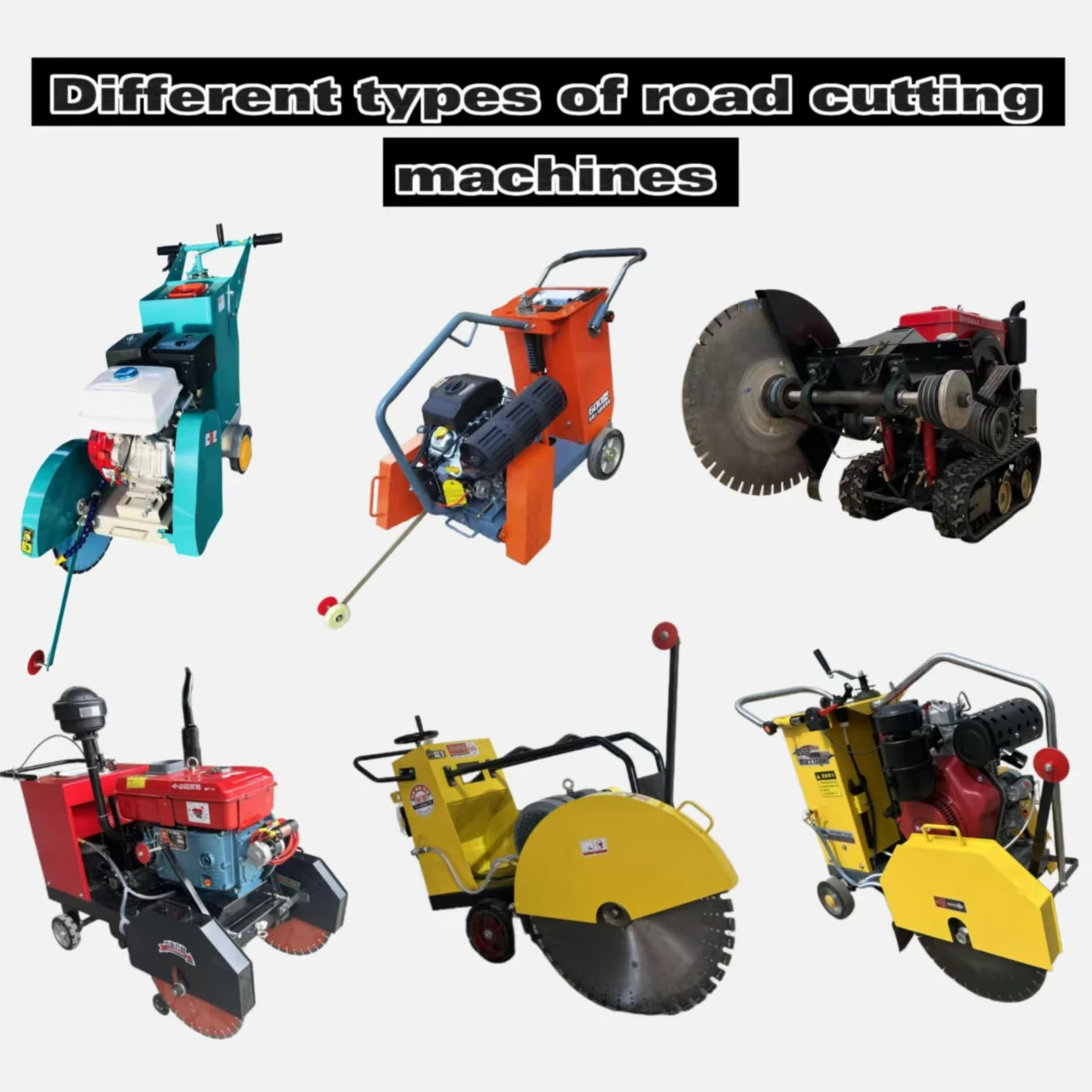 Semi-automatic Driving Cement Cutting Machine Dust Free Concrete Cutter Asphalt Concrete Floor Cutting Machine