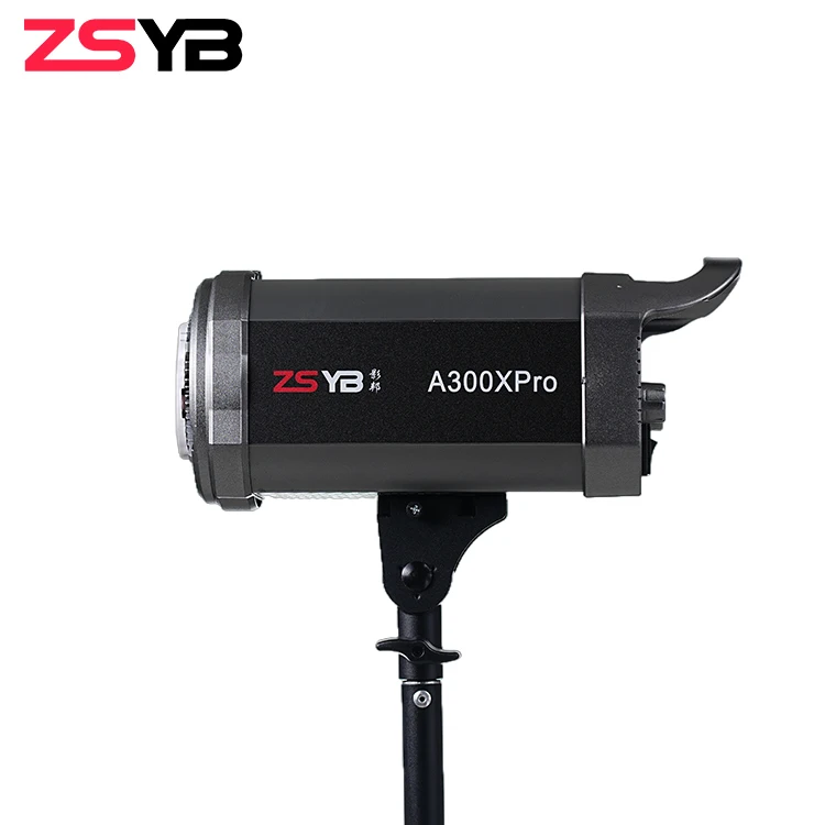 ZSYB Customize OEM ODM Aluminum Housing 300watt 2700-6500K Camera COB Dimmable Led Video Light