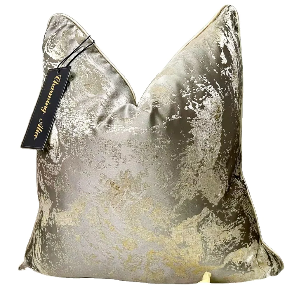 Throw Pillow Cover Sofa Pillows Decorative Set Wholesale Luxury Jacquard Cushion Cover Jacquard Woven 100% Polyester Non-toxic
