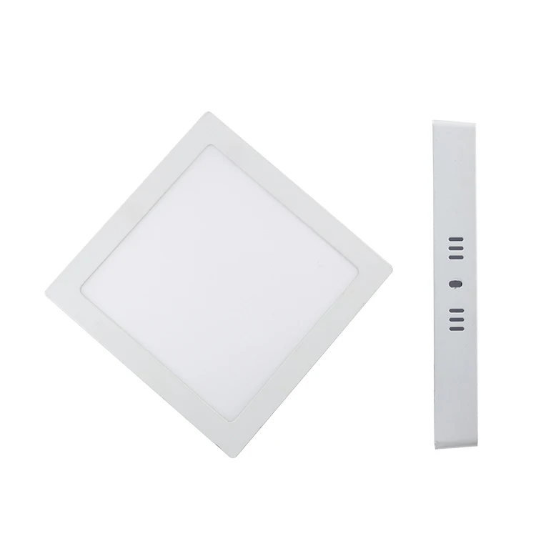 Square 24W Home Indoor High Lumens Long Lifespan Aluminum Frame LED White Surface Panel Light