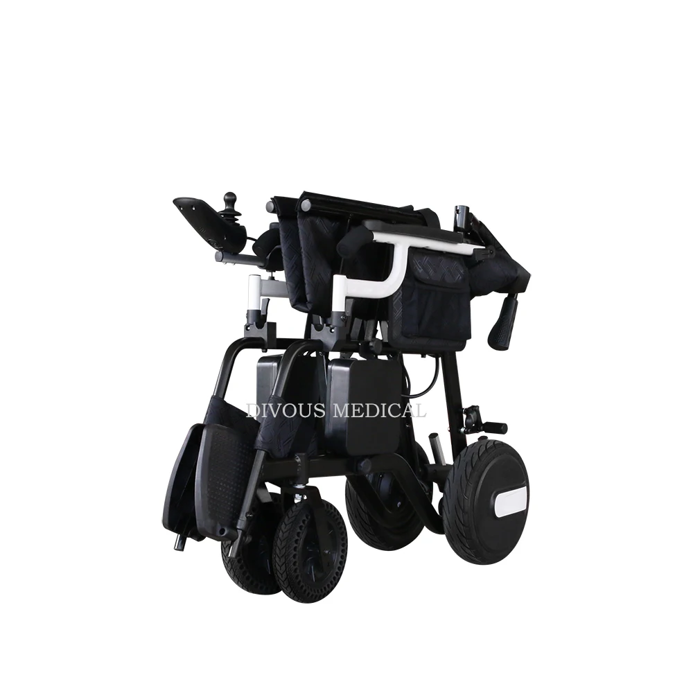 Portable and Lightweight Electric Wheelchairs High Quality Handicapped Wheelchairs