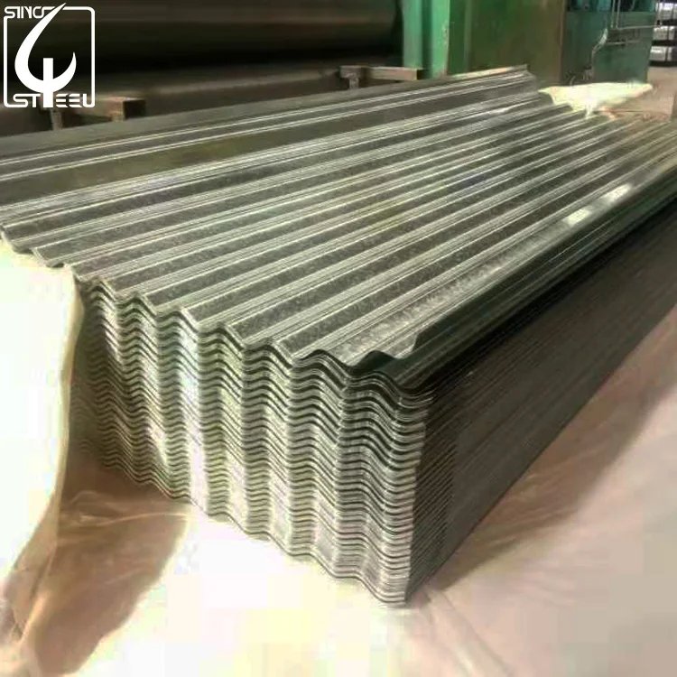 Hot Dipped Z120G Zinc Bwg 34 Galvanized Corrugated Sheet For Somali Mark