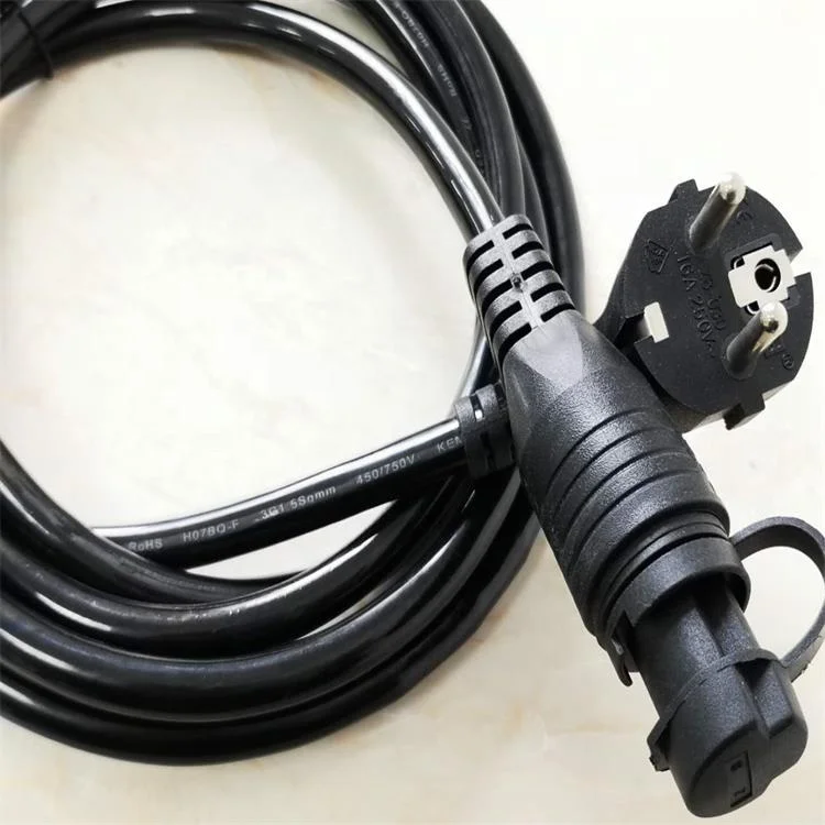 resistant -40 degree engine heating 3G1.5mm2  power cable cold cable  Defa plug H07BQ anti-friction