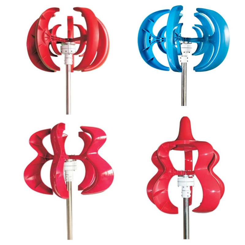 Низкошумная Бытовая Вертикальная ветрогенераторная система R-типа 1 кВт