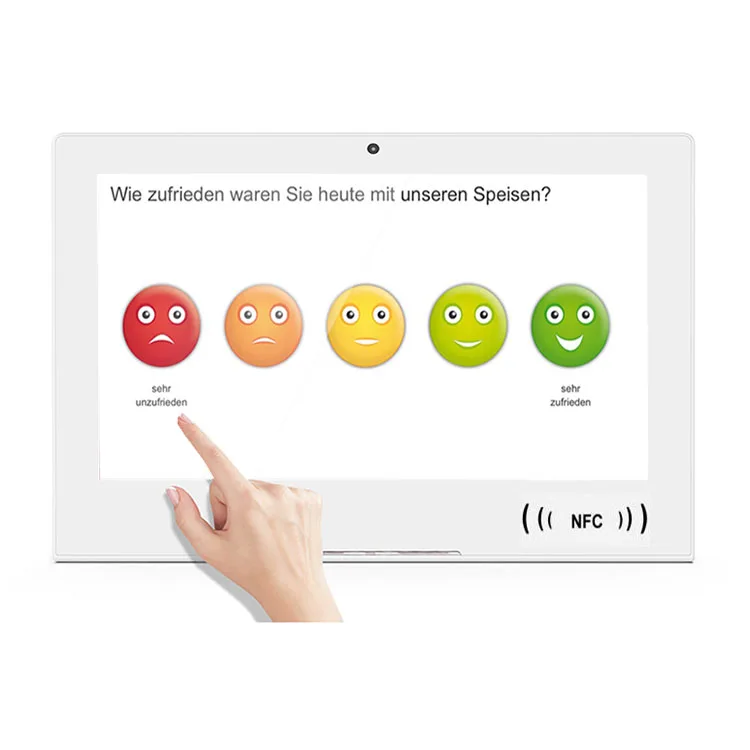 Система обратной связи банка/оценка удовлетворенности клиентов съемное устройство 10 дюймов все в одном планшетном ПК