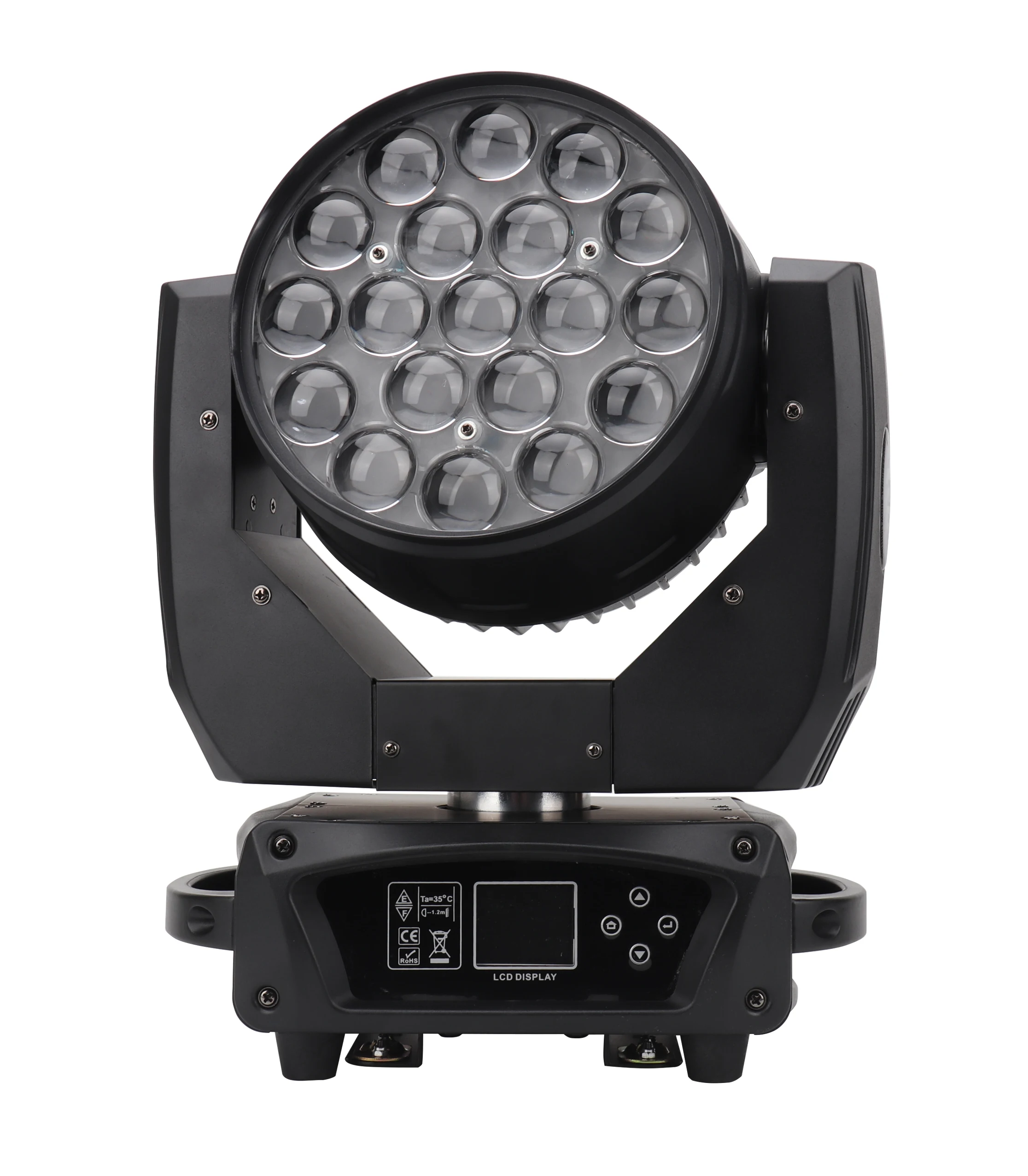 19pcs Zoom LED 4in1 RGBW Dj Moving Head Led Stage Light