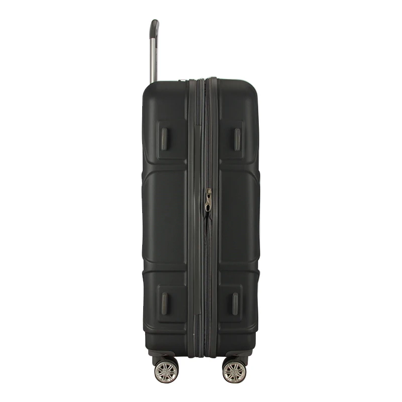 Durable hard shell business spider web traveling black novelty luggage suitcase bags wholesale