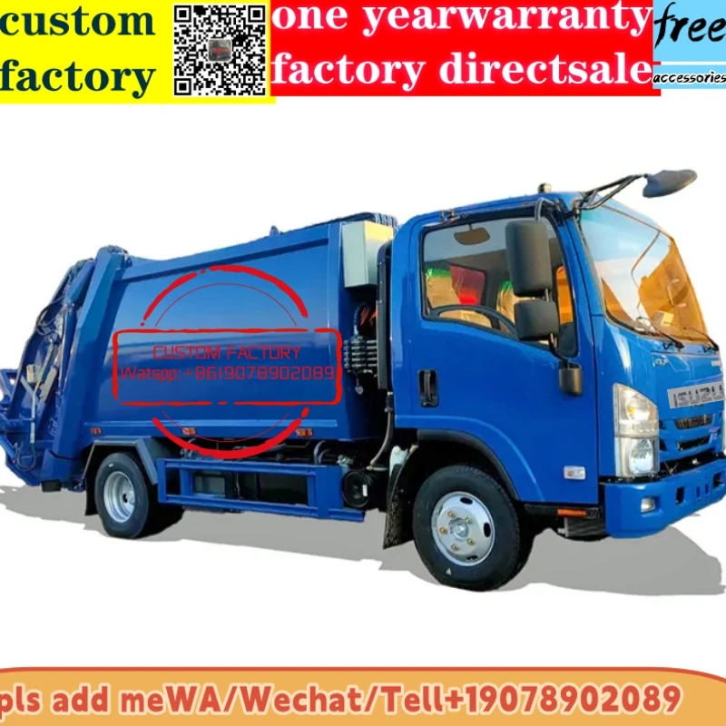 manual China Factory price Mini Garbage Collector Compressed Truck 4x2 Waste Collection Truck Garbage Compactor Truck