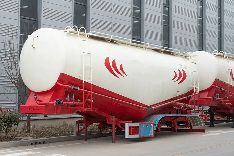 Vehicle Master triaxle bulk cement powder semi trailer 58 m3 cement truck powder semi trailer 50ton bulk powder semi trailer