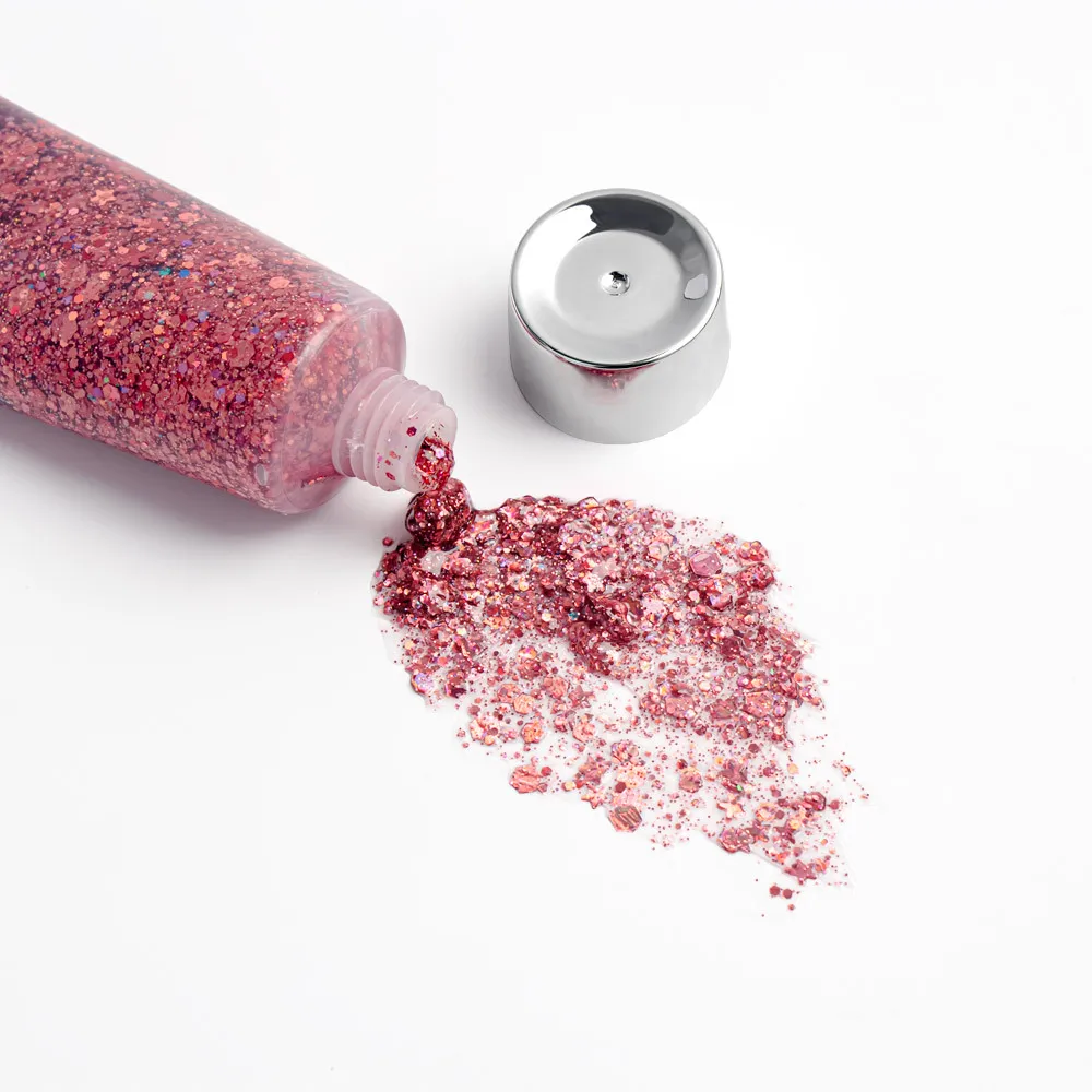 Glitter Diamond Makeup Hair Face Flash Eye Loose Sequins Cream  Private Label Body Glitter Gel