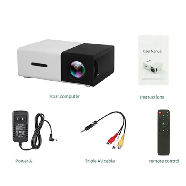 Wholesale YG300 Pro Home Mini Led Portable Smart Pocket Cinema Video Projector