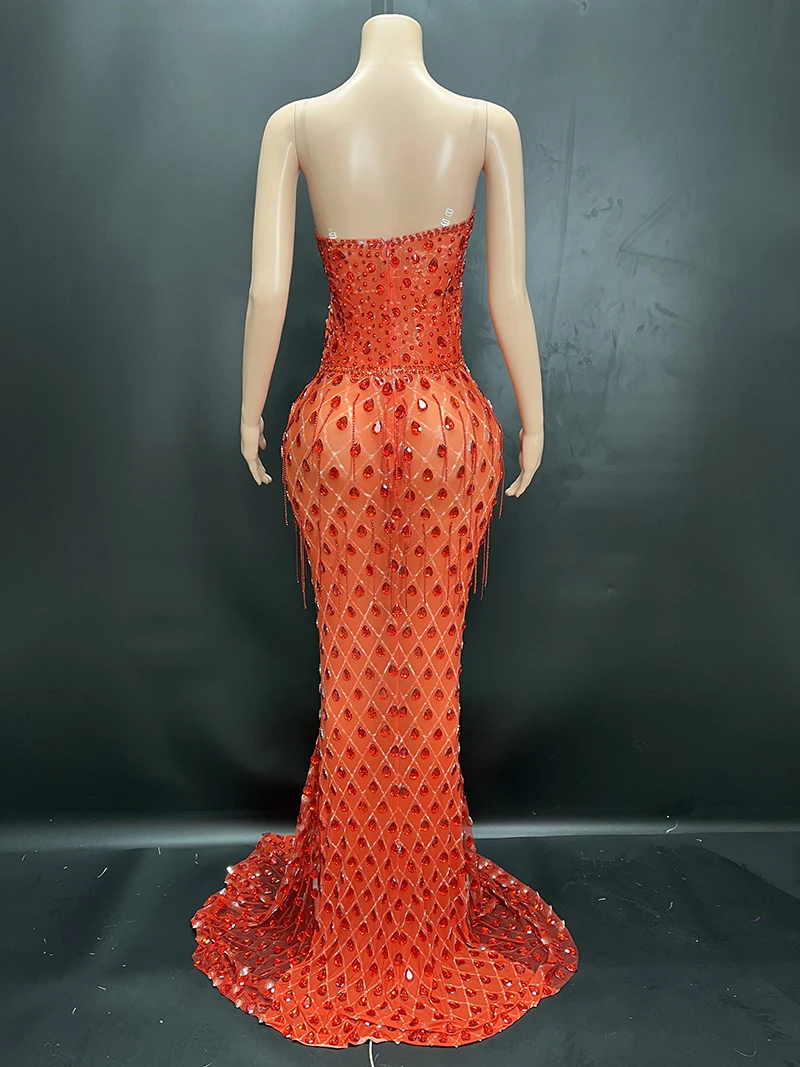Novance Y2848-E New Product Ideas 2024 Vestidos Women Elegant Summer Casual Dresses Beaded Crystal Luxury Womens Clothing