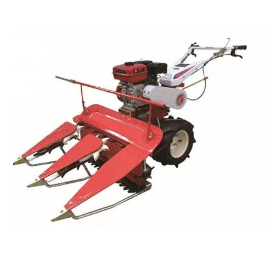 Sorghum Alfalfa Small Cutting  Machine Mini Reaper  Diesel Tractor Mounted Harvester