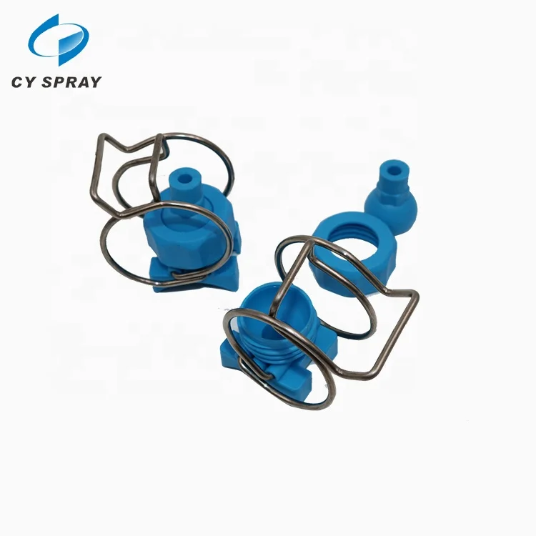 Plastic Pipe Clamp Clip On Adjustable Ball Joints Nozzle With Full Cone plastic flat nozzle